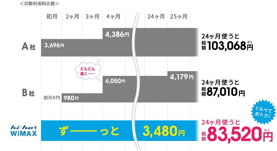 月額料金