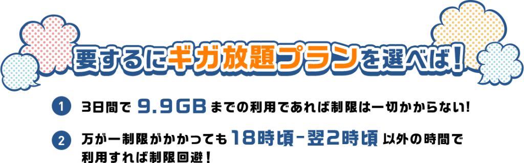 WiMAX　制限なし